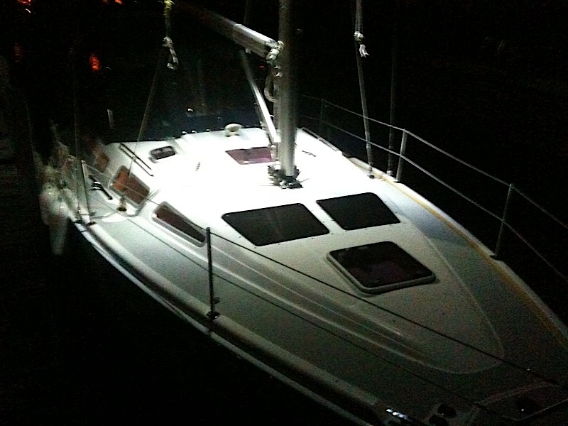 sail boat deck LED spreader light