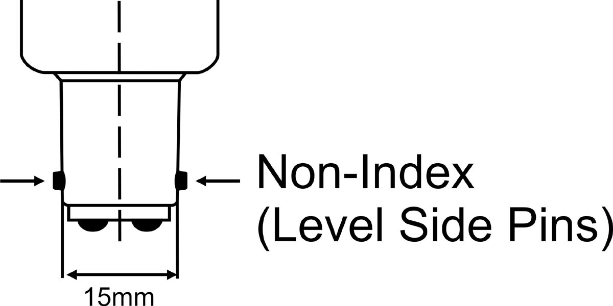 15mm bayonet non-index drawing