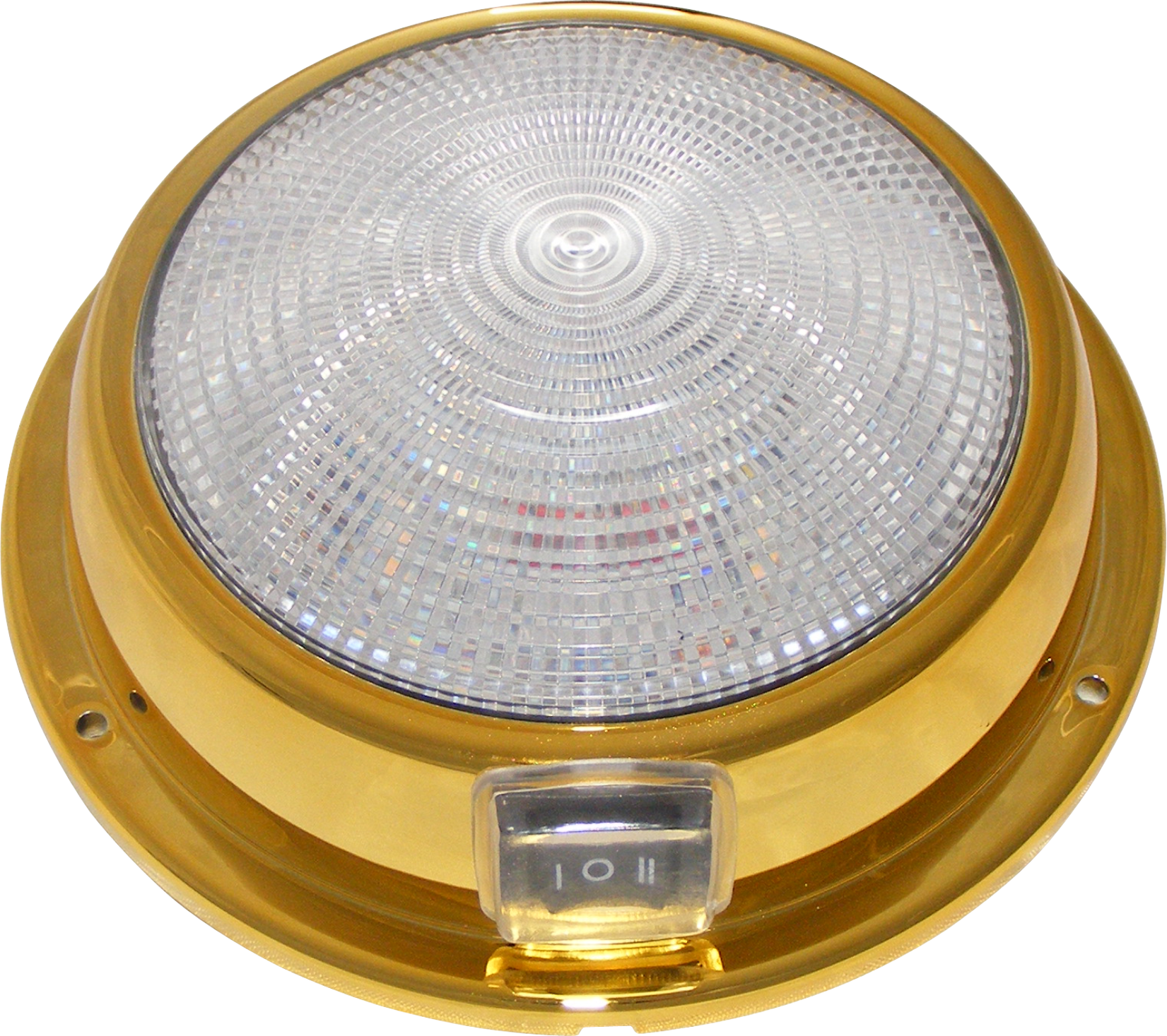 Marine Led Dome Light Boat Brass Color Marine Led Dome Light