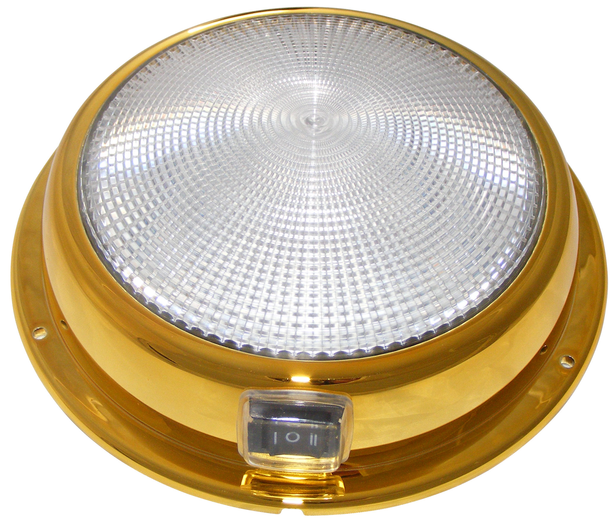 brass marine LED dome light