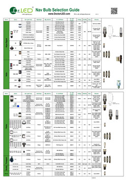 Aqua Signal 90496-7 12V/5W Bayonet BA9s Incandescent Navigation Light Bulb  - Pair