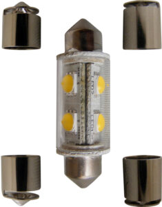 39mm F16_Caps 0.8 Dr. LED 36mm to 44mm festoon LED bulb