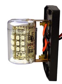PS25_82_2 Dr. LED aqua signal series 25 bicolor bow light LED bulb.